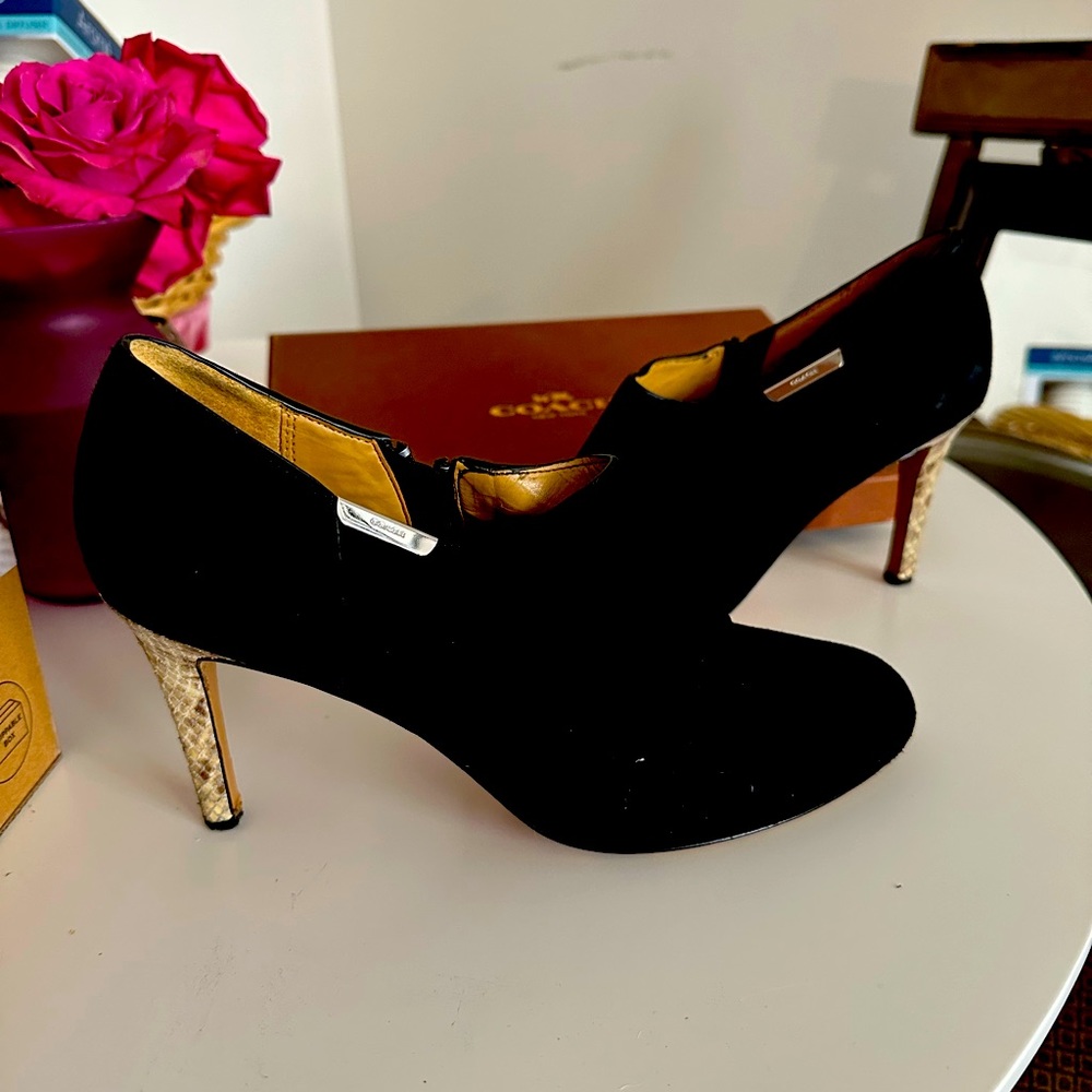 Coach Seneca Suede Booties